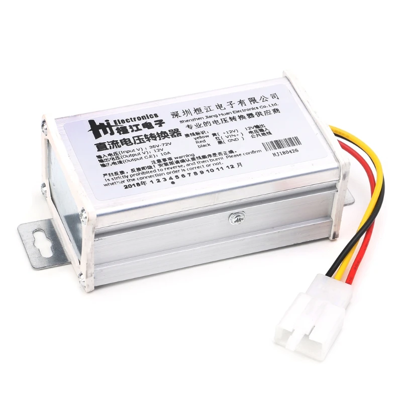 DC 36V 48V 72V To 12V 10A 120W Converter Adapter Transformer For E-bike Electric 36V-72V To 12V10A DC DC Converter
DC 36V 48V 72V To 12V 10A 120W Converter Adapter Transformer For E-bike Electric 36V-72V To 12V10A DC DC Converter