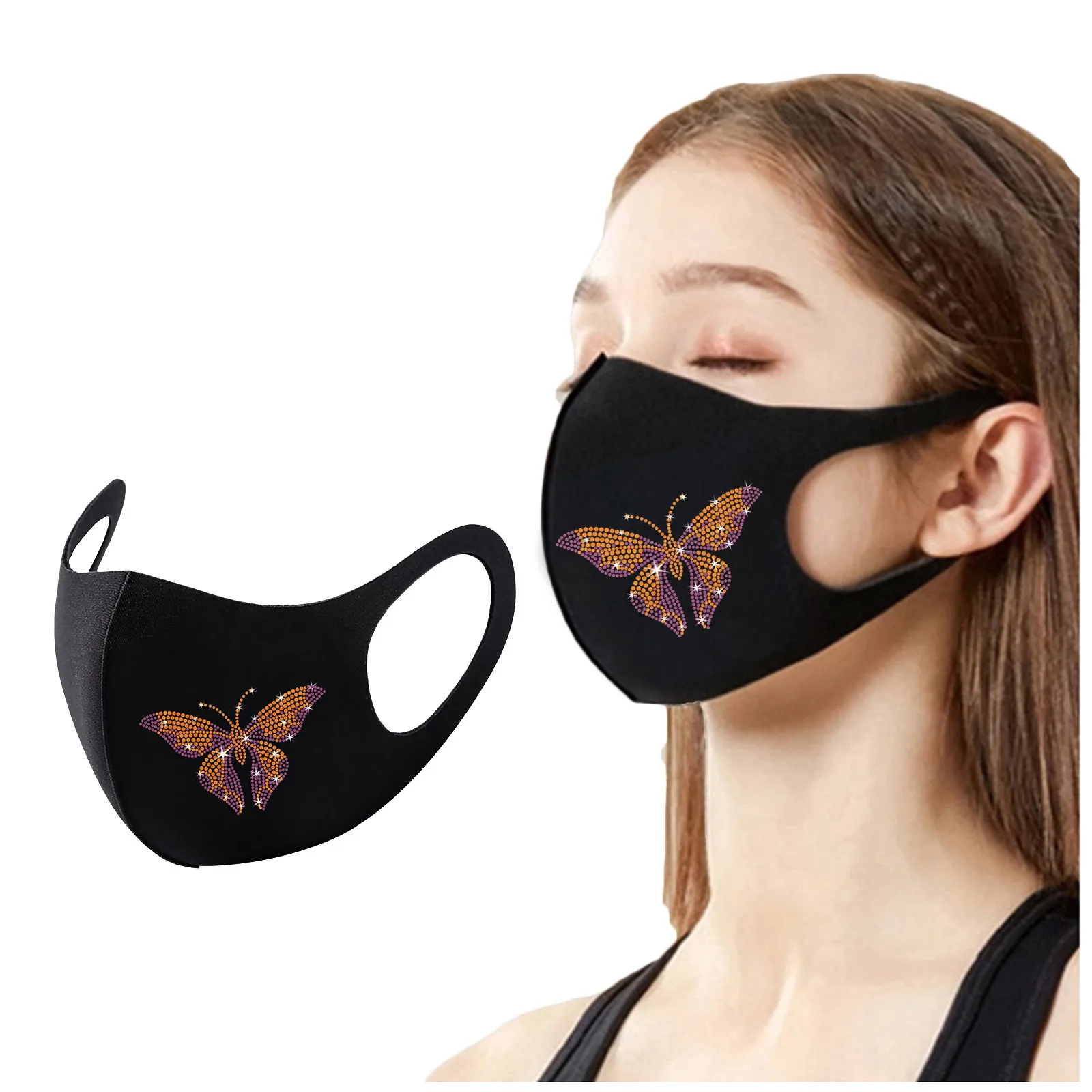 Bling Sequined Mouth Masks For Women Ice Silk Face Cover Rhinestone Luxury Mouth-muffle Washable Reusable Fashion Mask For Women
Bling Sequined Mouth Masks For Women Ice Silk Face Cover Rhinestone Luxury Mouth-muffle Washable Reusable Fashion Mask For Women