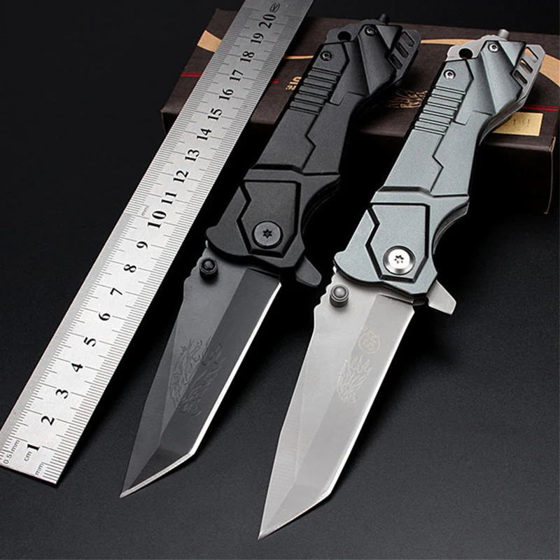 Outdoor Tactical Folding Knife Swiss Wilderness Survival Wilderness Self-defense Knife Outdoor Camping Hunting Knife Short Knife
Outdoor Tactical Folding Knife Swiss Wilderness Survival Wilderness Self-defense Knife Outdoor Camping Hunting Knife Short Knife