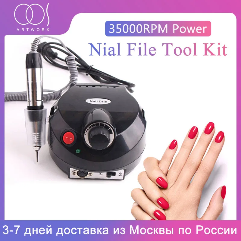 35000RPM Electric Nail Drill Manicure Machine 45W Nail Polish Equipment Manicure Pedicure Nail File Cutter
35000RPM Electric Nail Drill Manicure Machine 45W Nail Polish Equipment Manicure Pedicure Nail File Cutter