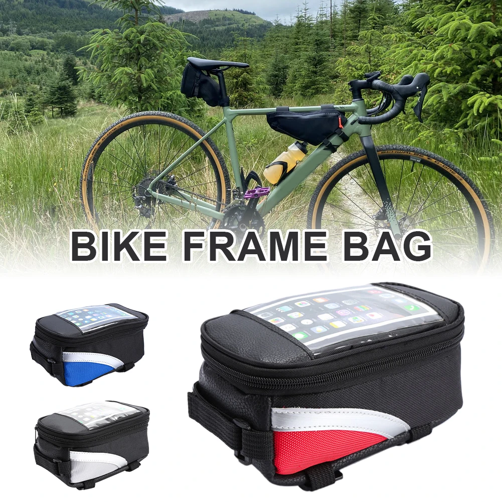 MTB Bicycle Top Tube Bag Waterproof Wear-resistent Road Bike Front Beam Bag Large Capacity Phone Bag for Mountain Road Bike
MTB Bicycle Top Tube Bag Waterproof Wear-resistent Road Bike Front Beam Bag Large Capacity Phone Bag for Mountain Road Bike