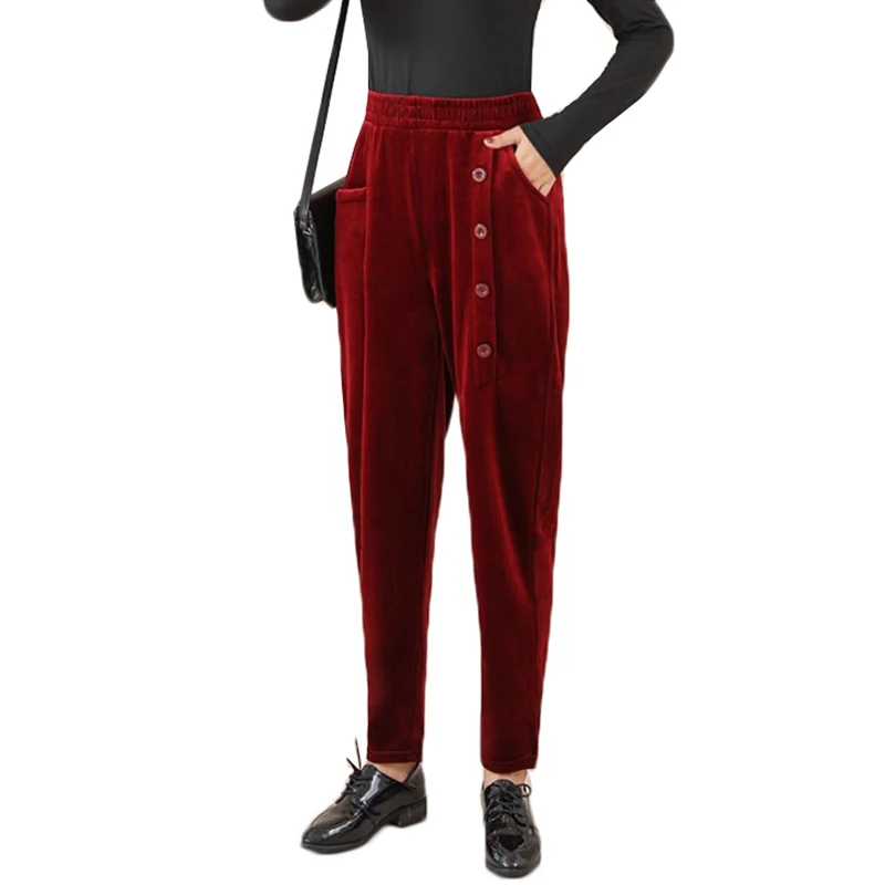 Новинка 2020, женские осенние брюки, модные плотные теплые зимние женские длинные брюки с эластичным поясом, вельветовые шаровары с высокой т...
Новинка 2020, женские осенние брюки, модные плотные теплые зимние женские длинные брюки с эластичным поясом, вельветовые шаровары с высокой т...