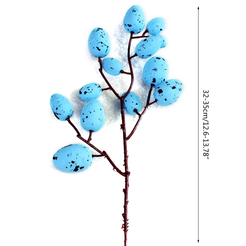 Easter Egg Artificial Tree Branch Colorful Foam Bird Eggs Decoration DIY Craft Home Spring Party Supplies
Easter Egg Artificial Tree Branch Colorful Foam Bird Eggs Decoration DIY Craft Home Spring Party Supplies