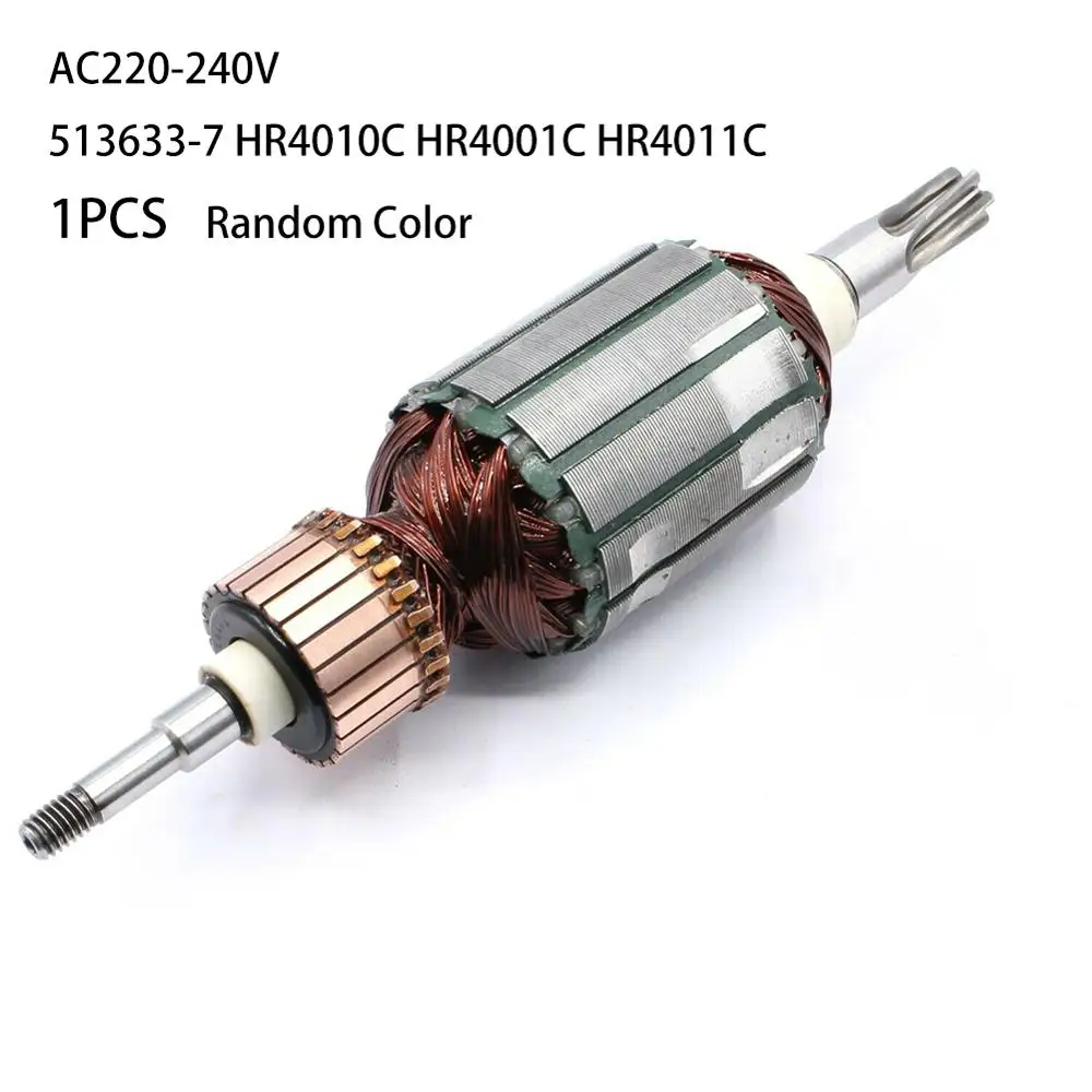 AC220-240V rotor anchored armature, instead of MAKITA 513633-7 HR4010C HR4001C HR4011C rotor
AC220-240V rotor anchored armature, instead of MAKITA 513633-7 HR4010C HR4001C HR4011C rotor