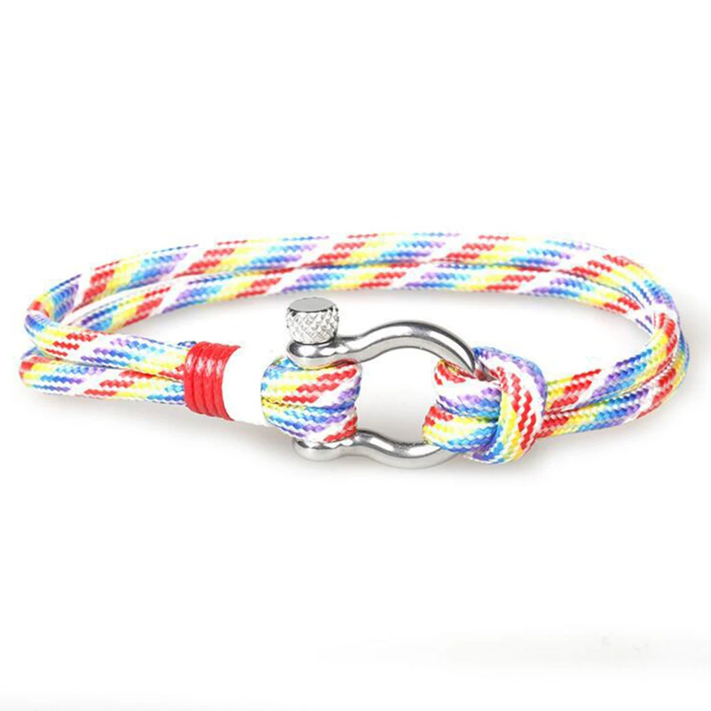 Navy Style Camping Parachute Cord Survival Anchor Bracelet Men Women With Black Stainless Steel Sport Buckle
Navy Style Camping Parachute Cord Survival Anchor Bracelet Men Women With Black Stainless Steel Sport Buckle