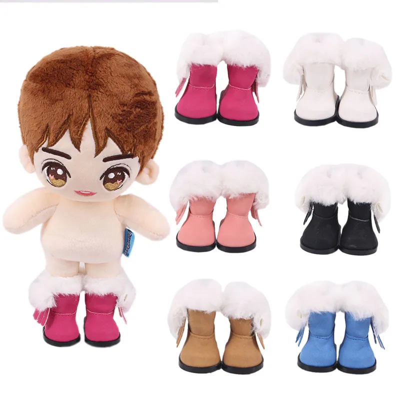 New 5*2.8 Cm Winter Wool Boots Canvas Shoes For 1/6 BJD 14.5 Inch Doll High Quality Accessories EXO Russian DIY Girl's Toy
New 5*2.8 Cm Winter Wool Boots Canvas Shoes For 1/6 BJD 14.5 Inch Doll High Quality Accessories EXO Russian DIY Girl's Toy