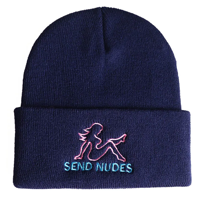 

send nudes Beanies Knitted Hat Winter Anime Hats Warm Lovely Beanie Outdoor Sport Skiing knit Hats Skullie