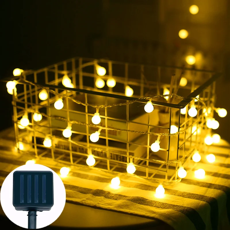 20/30led Fairy Lights LED Ball String Lights Waterproof for Outdoor Solar Lights Outdoor Solar Garland Gardening Decoration
20/30led Fairy Lights LED Ball String Lights Waterproof for Outdoor Solar Lights Outdoor Solar Garland Gardening Decoration