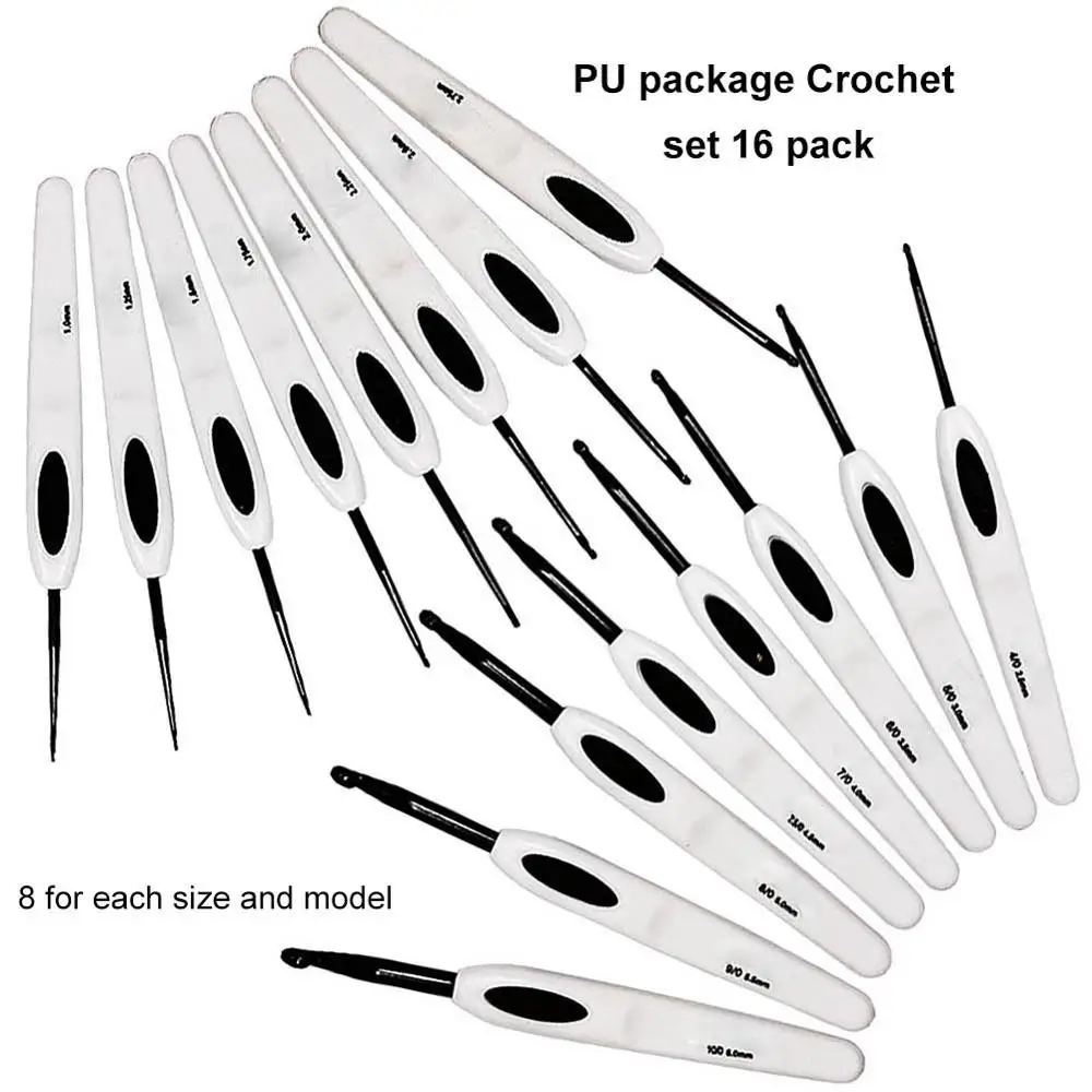 16pcsCrochet HookSetwithErgonomicHandlesfor Yarn Craft Set Extra LongCrochet HooksPerfectfor Arthritic Hands 1-6mm
16pcsCrochet HookSetwithErgonomicHandlesfor Yarn Craft Set Extra LongCrochet HooksPerfectfor Arthritic Hands 1-6mm