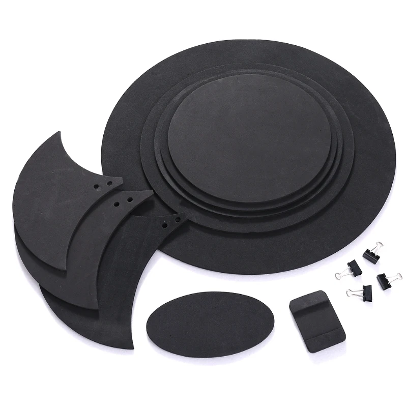 10pcs Bass Snare Drum Sound Off Mute Silencer Drumming Rubber Practice Pad Set 094C
10pcs Bass Snare Drum Sound Off Mute Silencer Drumming Rubber Practice Pad Set 094C