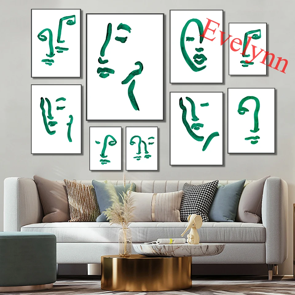 Abstract Green Portrait Painting Posters And Prints Modular Wall Art Canvas Pictures Home Minimalism Bedroom Decoration Frame
Abstract Green Portrait Painting Posters And Prints Modular Wall Art Canvas Pictures Home Minimalism Bedroom Decoration Frame