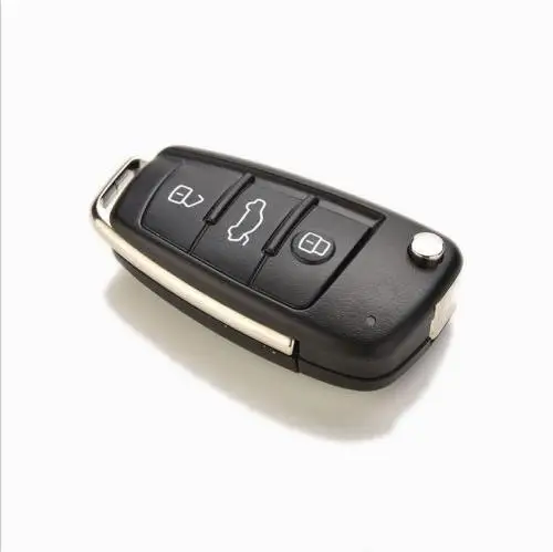 

JETTING 1pcs 3 Buttons A2 A3 A4 A6 A8 CTS59 Car Folding Flip Remote Case Cover Fit For AUDI New Arrival