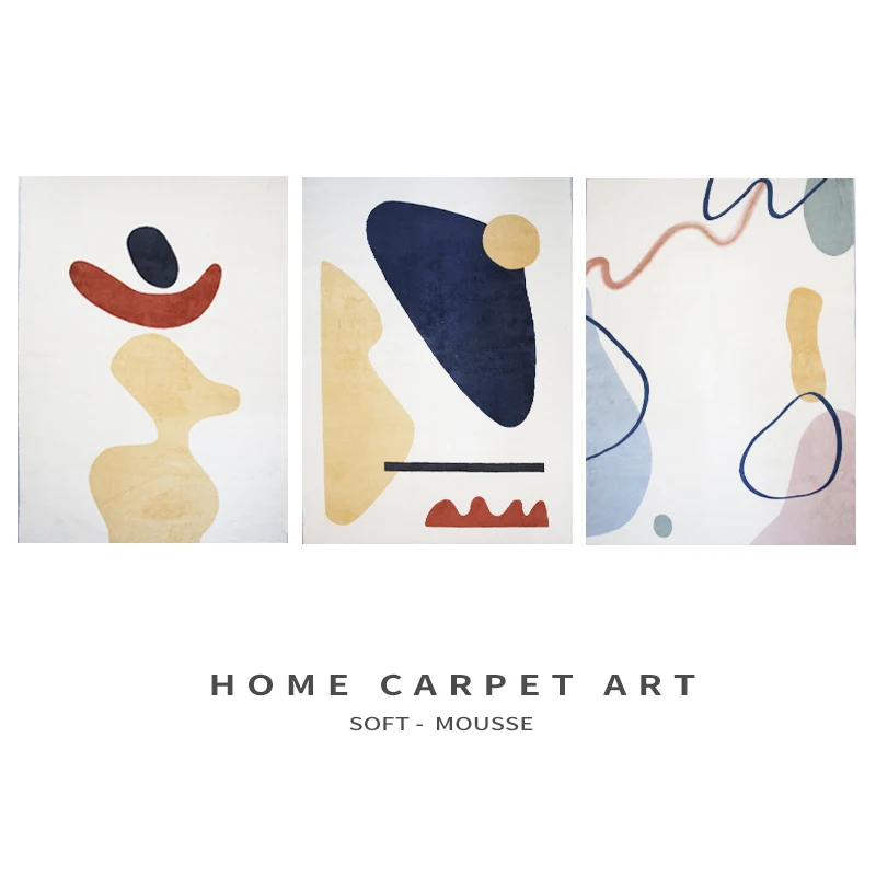 Simple Bedroom Carpet Modern Geometric Coffee Table Bedside Sofa Cover Abstract Living Room Household Mat
Simple Bedroom Carpet Modern Geometric Coffee Table Bedside Sofa Cover Abstract Living Room Household Mat