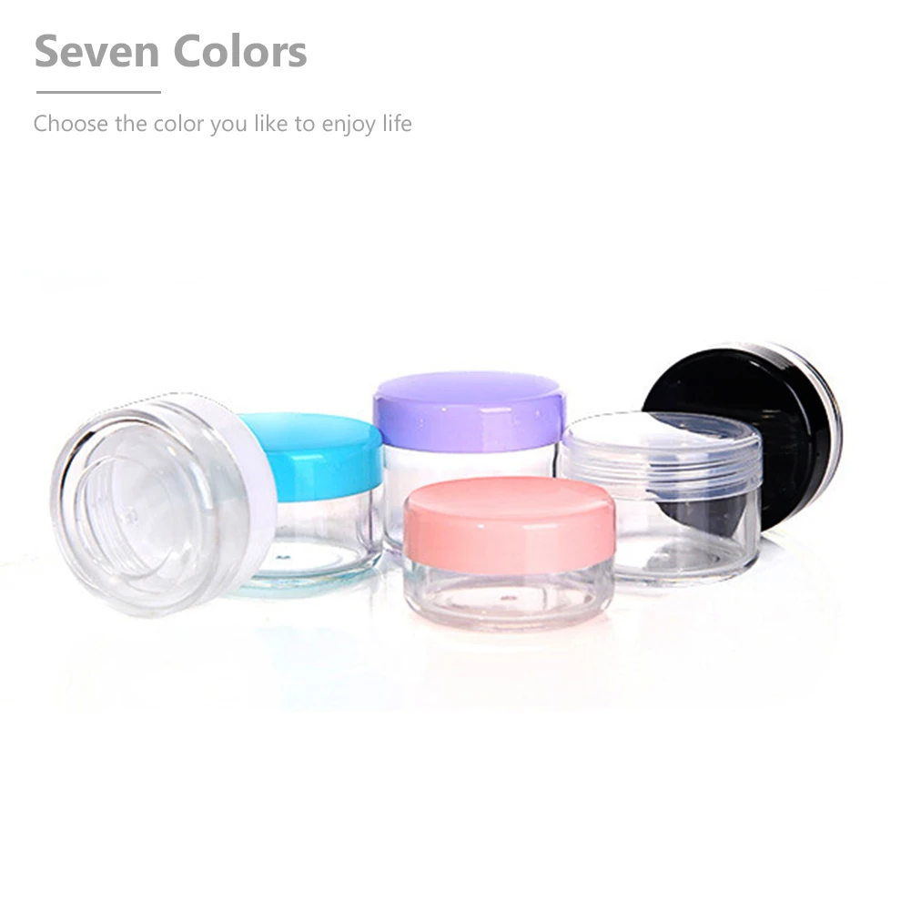 5Ppcs 10g 15g 20g Cosmetic Mini Travel Empty Bottle Jar Round Balm Make-up Bottling Box Makeup Plastic Lip Cosmetic Face Cream
5Ppcs 10g 15g 20g Cosmetic Mini Travel Empty Bottle Jar Round Balm Make-up Bottling Box Makeup Plastic Lip Cosmetic Face Cream