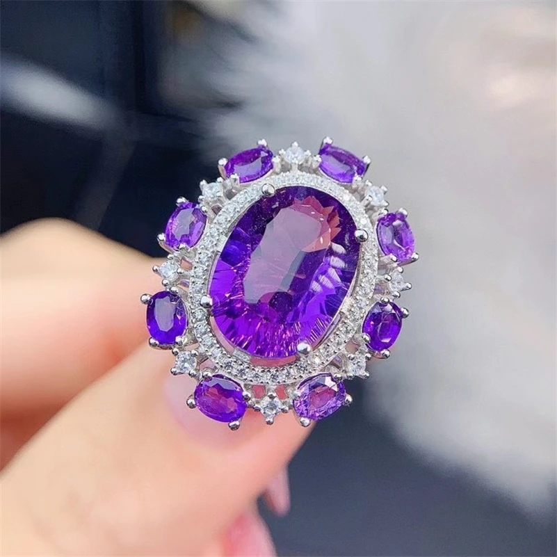 DIWENFU Genuine 925 Sterling Silver Amethyst Open Ring for Women Anillos De Bizuteria Blue Sapphire Gemstone Anel Ring Box Women
DIWENFU Genuine 925 Sterling Silver Amethyst Open Ring for Women Anillos De Bizuteria Blue Sapphire Gemstone Anel Ring Box Women