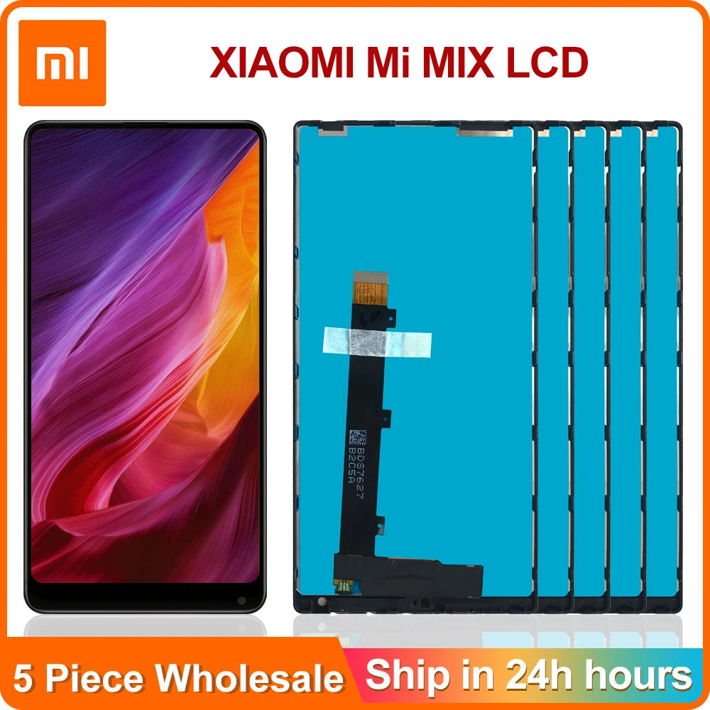5 шт./лот 6 4 "для Xiaomi Mi Mix ЖК дисплей сенсорный экран дигитайзер сборка с рамкой