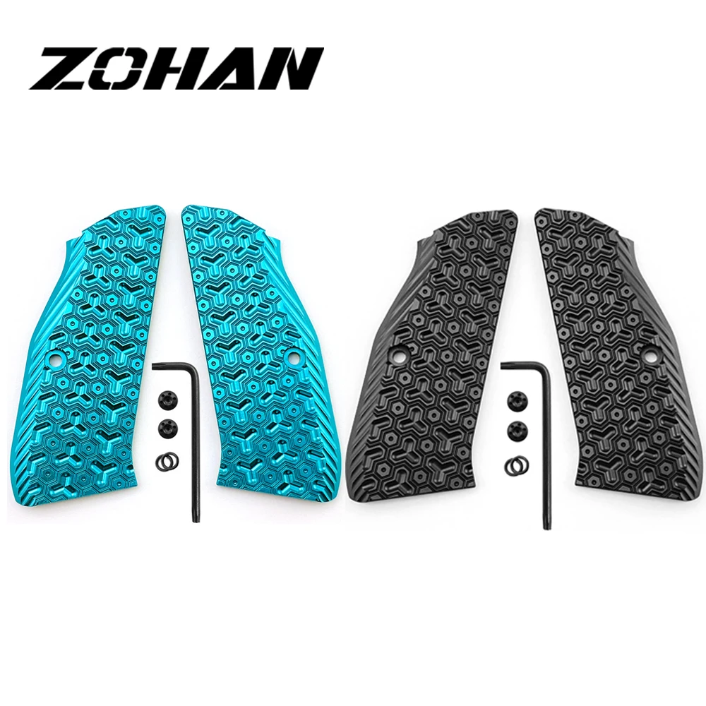 CZ 75 Grips Aluminum Made Gun Grips For CZ 75 SP-01 Shadow Full Size, Shadow 2 Grips With Screws Gun Accessories
CZ 75 Grips Aluminum Made Gun Grips For CZ 75 SP-01 Shadow Full Size, Shadow 2 Grips With Screws Gun Accessories