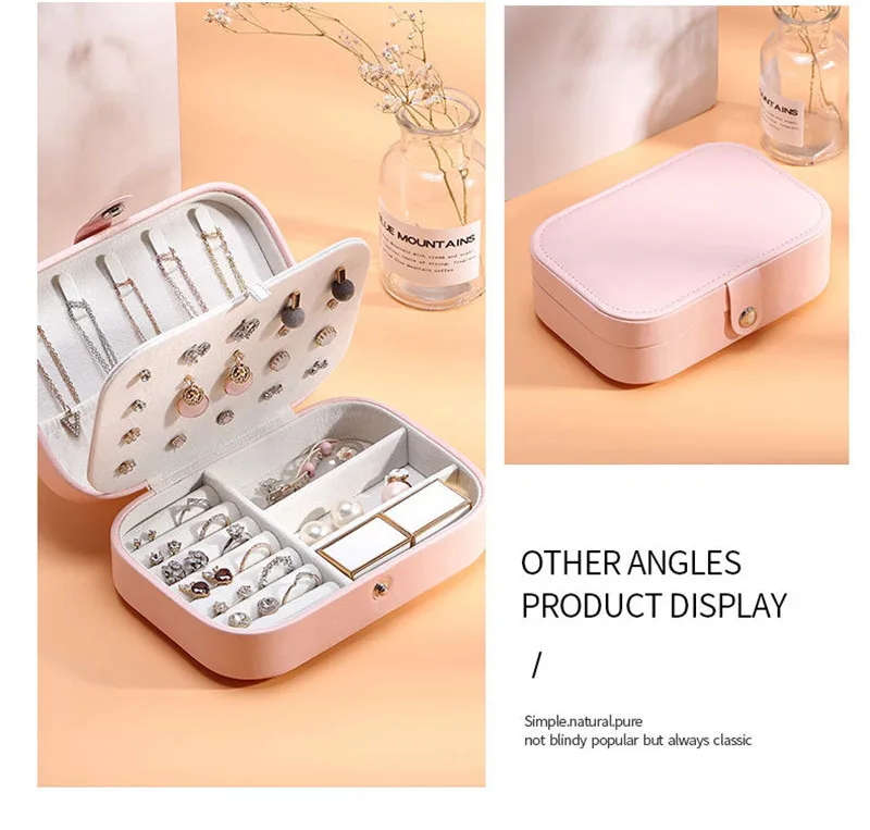 SKTN Jewelry Box For Earrings Ring Necklaces Storage PU Leather Box For Jewelry Portable Organizer For jewelry Travel Jewelry
SKTN Jewelry Box For Earrings Ring Necklaces Storage PU Leather Box For Jewelry Portable Organizer For jewelry Travel Jewelry
