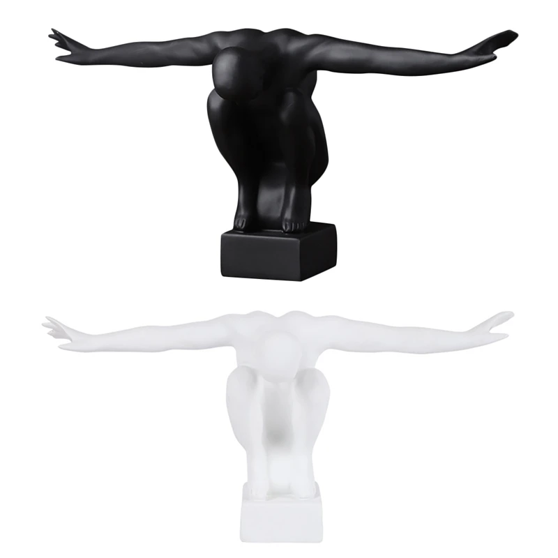 1Pcs Diving Athlete Figure Gymnast Athlete Sculpture Nordic Man Spread Arms Statue Gymnasium Decoration Sculpture
1Pcs Diving Athlete Figure Gymnast Athlete Sculpture Nordic Man Spread Arms Statue Gymnasium Decoration Sculpture