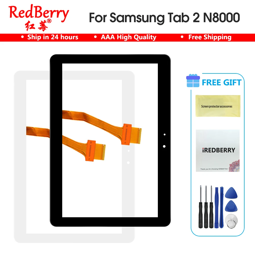 Высококачественный сенсорный экран 10 1 дюйма для Samsung Galaxy Tab 2 N8000 N8010 дигитайзер