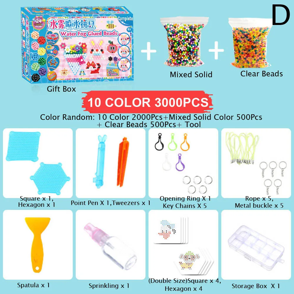 New Creative Multicolor Magic DIY Puzzle Beads Toys Water Spray Sticky Bead Set Handmade Educational Toys Gifts For Children
New Creative Multicolor Magic DIY Puzzle Beads Toys Water Spray Sticky Bead Set Handmade Educational Toys Gifts For Children