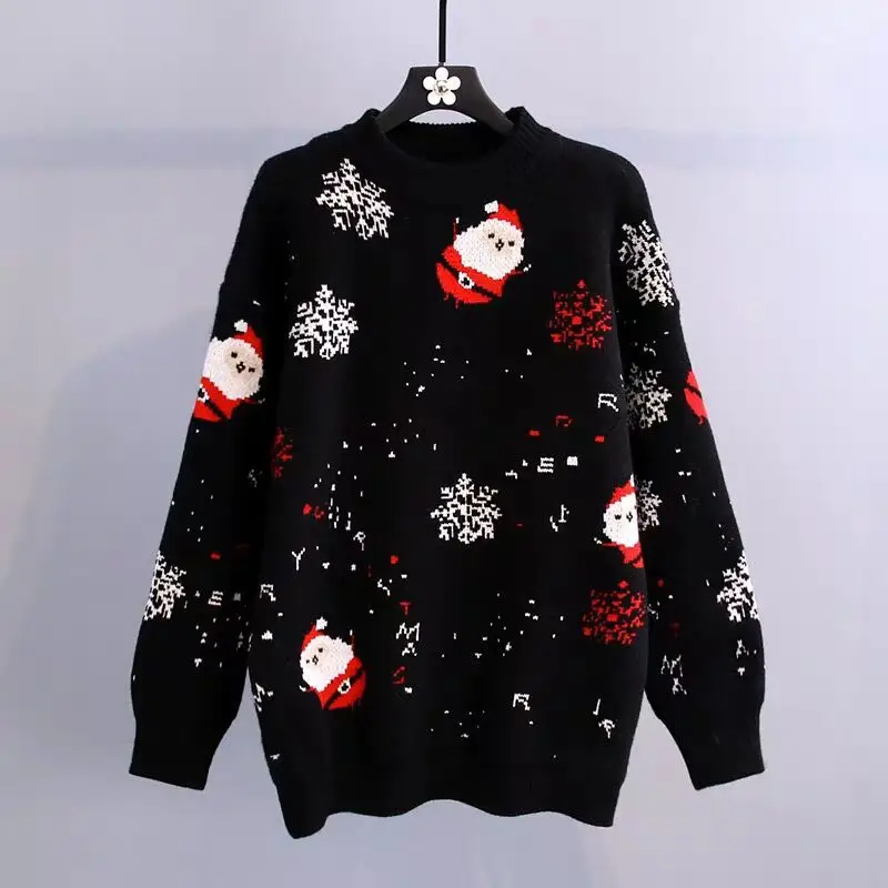 Christmas Red Sweater Girl 2021 New Autumn/winter Thick Loose Lazy Wind Hundred Student Knitwear
Christmas Red Sweater Girl 2021 New Autumn/winter Thick Loose Lazy Wind Hundred Student Knitwear