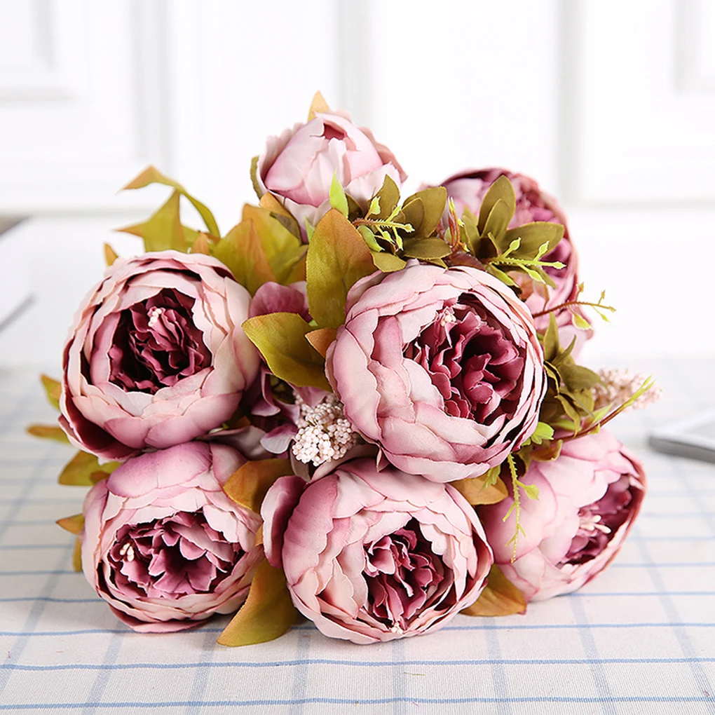 2 Pieces Artificial Silk Peony Bouquets for Wedding Party Office Hotel and Home Decoration
2 Pieces Artificial Silk Peony Bouquets for Wedding Party Office Hotel and Home Decoration