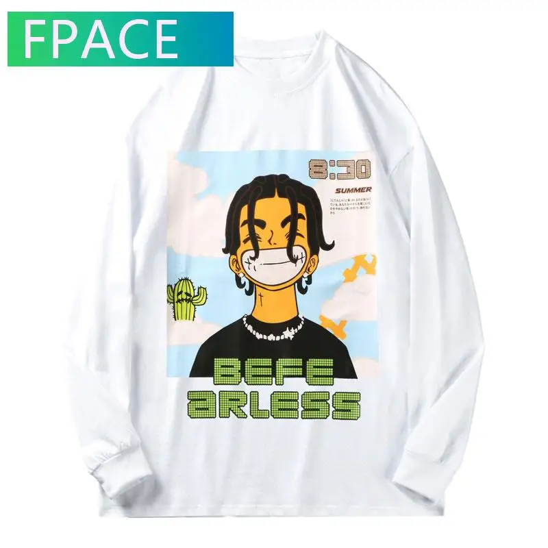 FPACE Tshirts Japanese Cartoon Anime Boy Print Long Sleeve Tees Shirts Streetwear Hip Hop Harajuku Casual Fashion Cotton Tops
FPACE Tshirts Japanese Cartoon Anime Boy Print Long Sleeve Tees Shirts Streetwear Hip Hop Harajuku Casual Fashion Cotton Tops