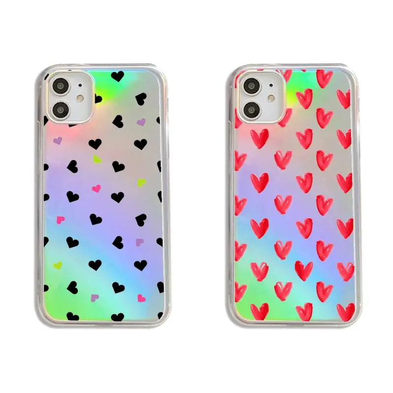 Colorful love pattern Phone Case Transparent for iPhone 7 8 11 12 se 2020 mini pro X XS XR MAX Plus
Colorful love pattern Phone Case Transparent for iPhone 7 8 11 12 se 2020 mini pro X XS XR MAX Plus