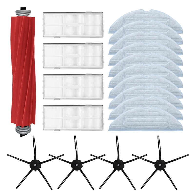 19Pcs Replacement Main Brush Mop Hepa Filter Side Brush for Xiaomi Roborock S7 T7 T7S Plus Vacuum Cleaner Spare Parts
19Pcs Replacement Main Brush Mop Hepa Filter Side Brush for Xiaomi Roborock S7 T7 T7S Plus Vacuum Cleaner Spare Parts