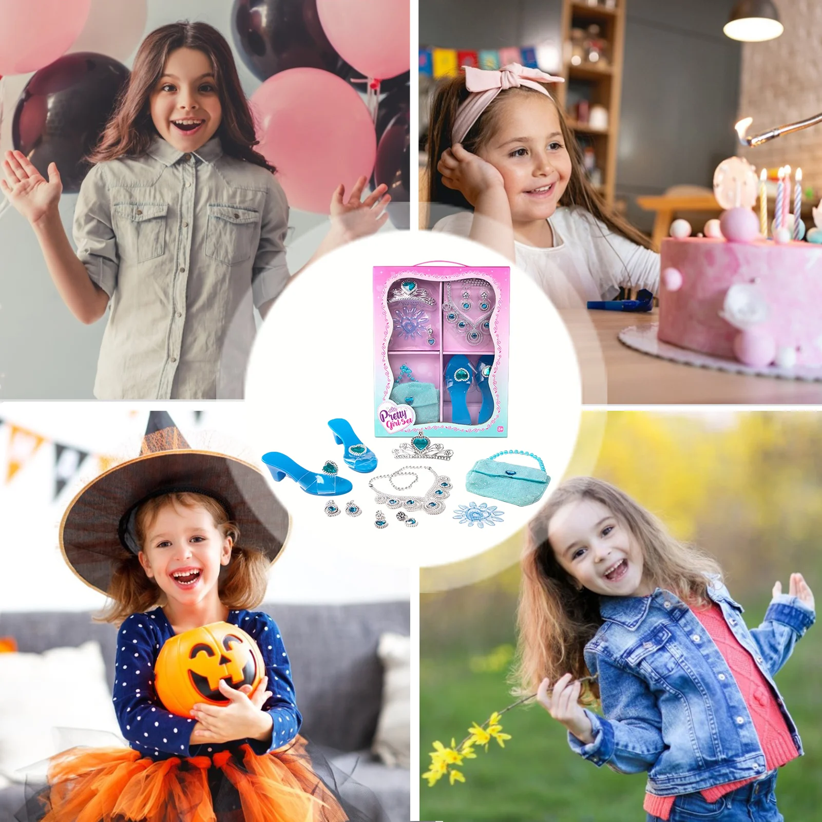 Kids Jewellery For Girls Princess Dress Up Crown Shoes Little Little Girls Rings Jewelry Pretend Play effective
Kids Jewellery For Girls Princess Dress Up Crown Shoes Little Little Girls Rings Jewelry Pretend Play effective
