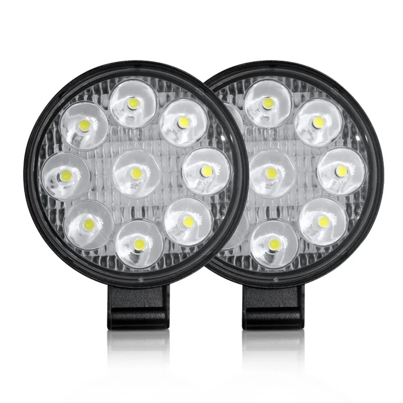 9LED 27W Work Light 12V Car LED Spotlight Square Round Auto Truck Off Road Mini Ledbar Offroad Accessories
9LED 27W Work Light 12V Car LED Spotlight Square Round Auto Truck Off Road Mini Ledbar Offroad Accessories