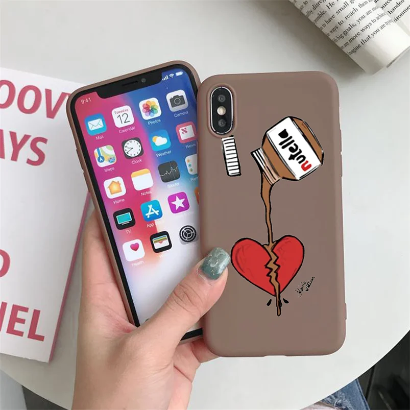 Чехол из ТПУ для iPhone XR X XS Max 5 5S SE 2020 7 8 6 6S Plus 10 милый чехол с арахисовым маслом 12 11 Pro |