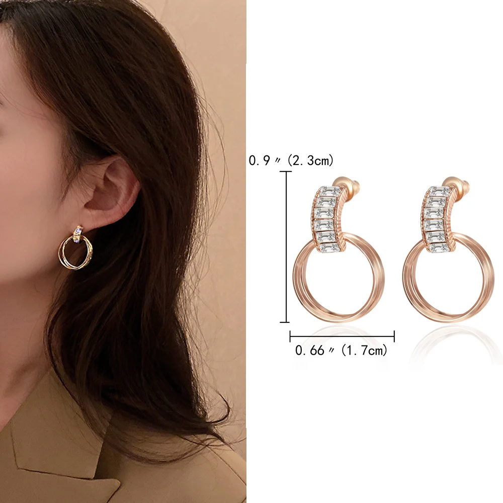 Women Exquisite C - Shaped Stud Earrings Gold Color Rhinestone Elegant Temperament Jewelry Female Party Wedding Earrings
Women Exquisite C - Shaped Stud Earrings Gold Color Rhinestone Elegant Temperament Jewelry Female Party Wedding Earrings