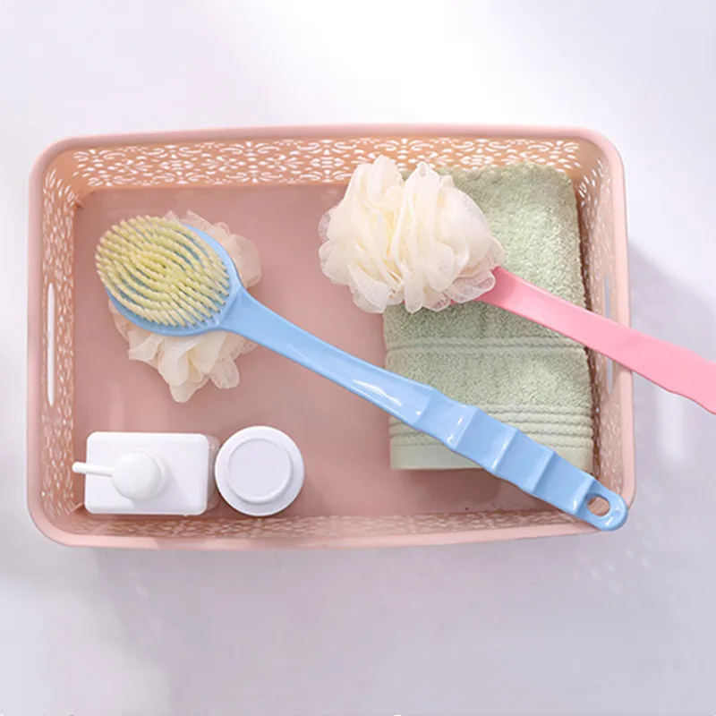 2 In 1 Long Handled Plastic Bath Brushes Bath Shower Back SPA Brush Scrubber Skin Cleaning Brushes Bathroom Clean Accessories
2 In 1 Long Handled Plastic Bath Brushes Bath Shower Back SPA Brush Scrubber Skin Cleaning Brushes Bathroom Clean Accessories