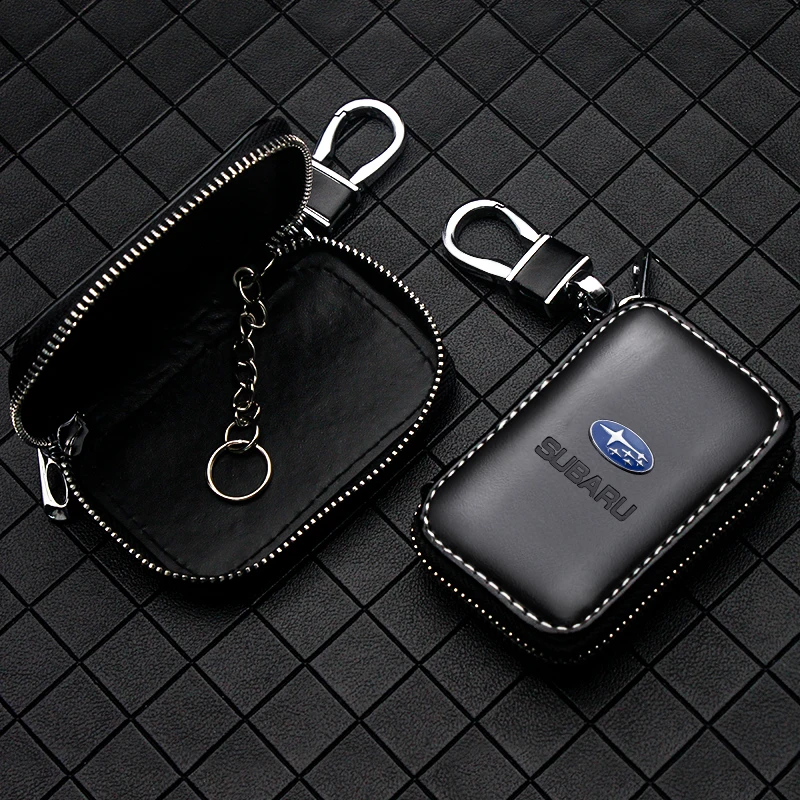 Car Accessories Key Case Keychain Coin Purse Leather Auto Remote Control Storage Box For Subaru Impreza Forester Outback Levorg
Car Accessories Key Case Keychain Coin Purse Leather Auto Remote Control Storage Box For Subaru Impreza Forester Outback Levorg
