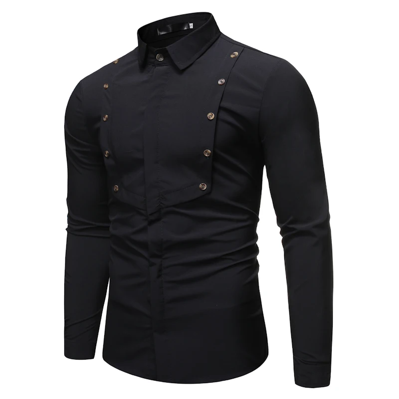Loldeal Long Sleeve Shirt Fashion Business Casual Slim Office Shirt Men Solid Color High Quality Brand Dress Shirt
Loldeal Long Sleeve Shirt Fashion Business Casual Slim Office Shirt Men Solid Color High Quality Brand Dress Shirt