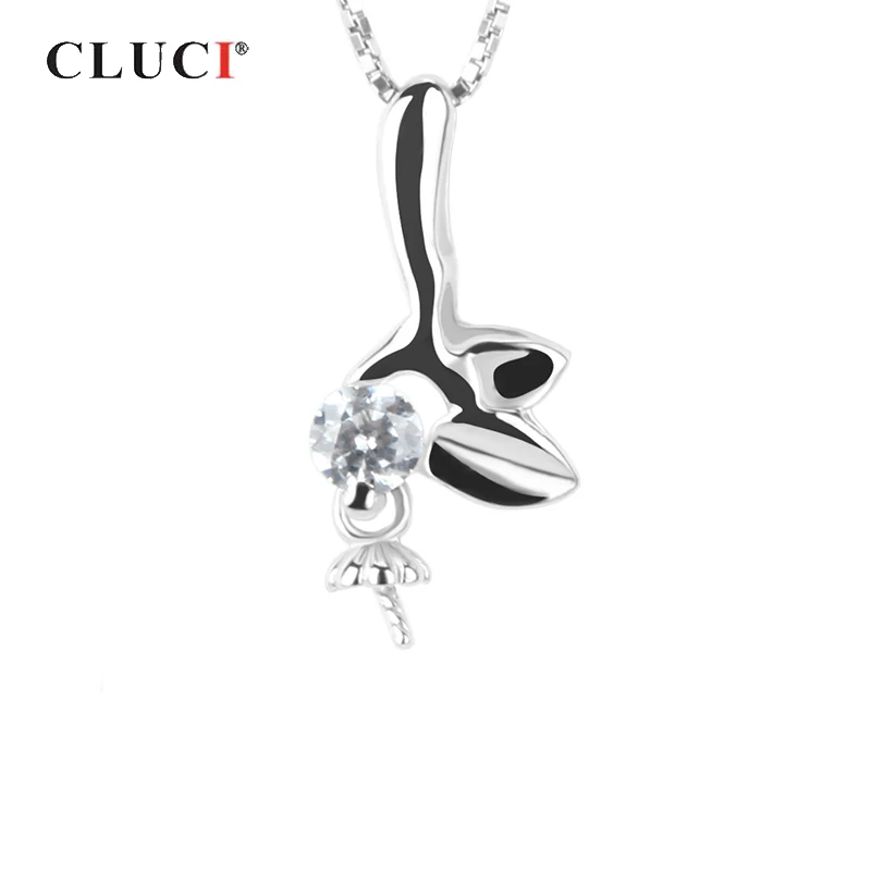 CLUCI 925 Sterling Silver Zircon Pearl Pendant Mounting Silver 925 Women Pendant Jewelry SP107SB
CLUCI 925 Sterling Silver Zircon Pearl Pendant Mounting Silver 925 Women Pendant Jewelry SP107SB