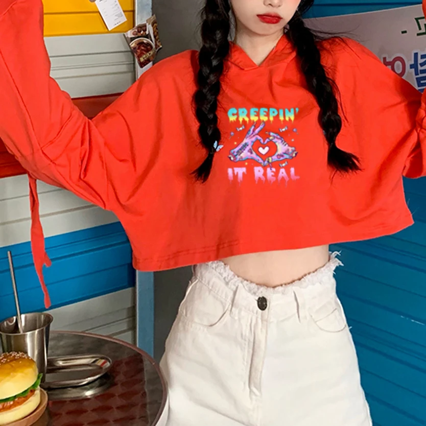 Grunge Rock Print Women Sweatshirt Oversized Hoodie Ladie Pullover Harajuku Hooded Puff Sleeve Short Tops Long Female Sleeve
Grunge Rock Print Women Sweatshirt Oversized Hoodie Ladie Pullover Harajuku Hooded Puff Sleeve Short Tops Long Female Sleeve