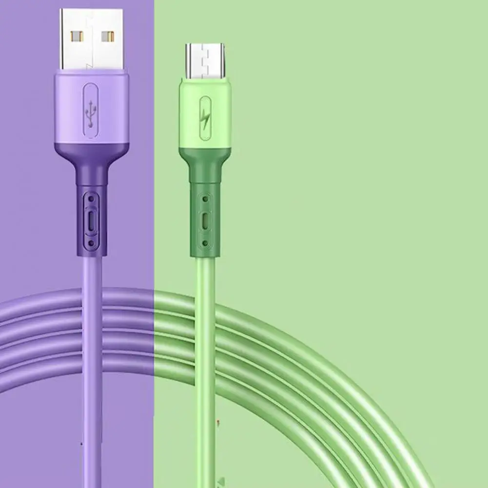 

Кабель USB Type-C 3A, микро USB-кабель для быстрой зарядки из жидкого силикона для Samsung, Xiaomi, HTC, Huawei, зарядный кабель для передачи данных