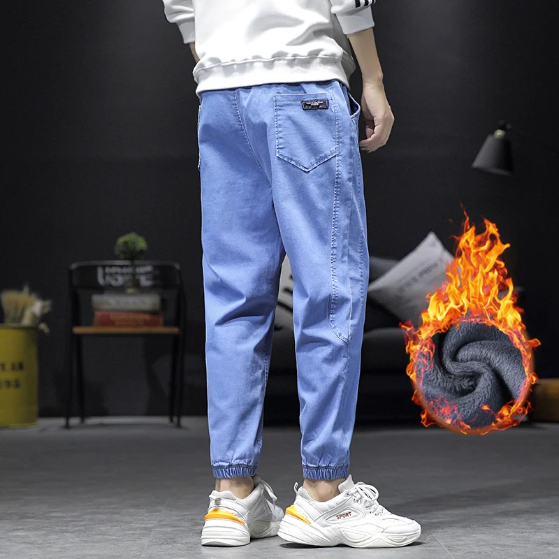 Mens Winter Pants 2020 Fashion Black Ankle-Length Sweatpants Casual Loose Fleece Solid Color Street Wear Jogger Pants For Men
Mens Winter Pants 2020 Fashion Black Ankle-Length Sweatpants Casual Loose Fleece Solid Color Street Wear Jogger Pants For Men