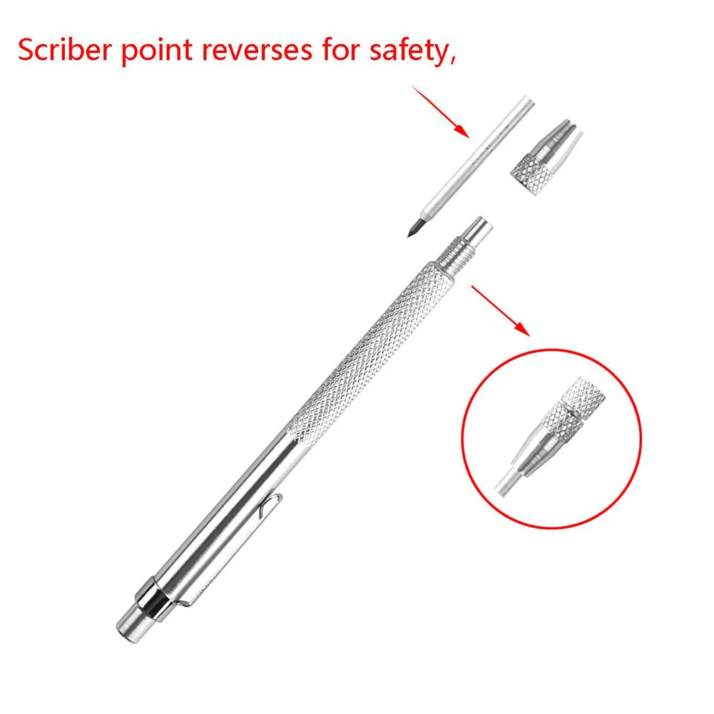 Magnet Aluminum Etch Engraving Pen Glass Ceramics Steel Tungsten Carbide Scriber with knurled aluminum handle Machining tools
Magnet Aluminum Etch Engraving Pen Glass Ceramics Steel Tungsten Carbide Scriber with knurled aluminum handle Machining tools