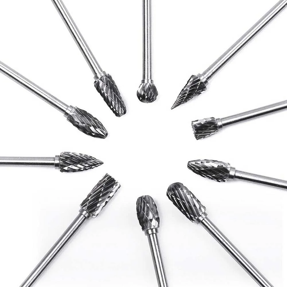 10Pcs Rotary Set Burr 3mm Tungsten Carbide 1/8\\\\\\'\\\\\\' Shank Workshop Equipment
10Pcs Rotary Set Burr 3mm Tungsten Carbide 1/8\\\\\\'\\\\\\' Shank Workshop Equipment