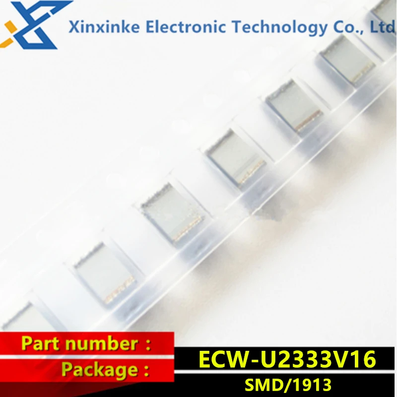 ECWU2333V16 SMD Металлизированный пленочный конденсатор 0 033 мкФ 250VDC 5% PEN film 1913 33nF ECW-U2333V16