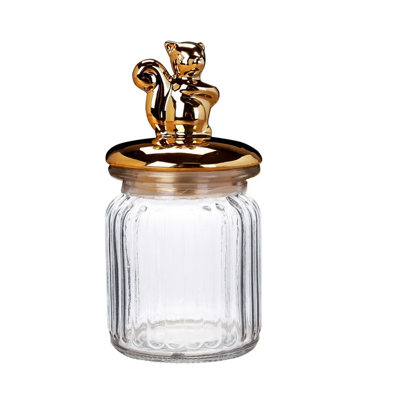 Cute Glass Storage Jar Tea Coffee Sugar European StyleFood Grade Storage Jars Transparent with Lid Household Container DA50SN
Cute Glass Storage Jar Tea Coffee Sugar European StyleFood Grade Storage Jars Transparent with Lid Household Container DA50SN