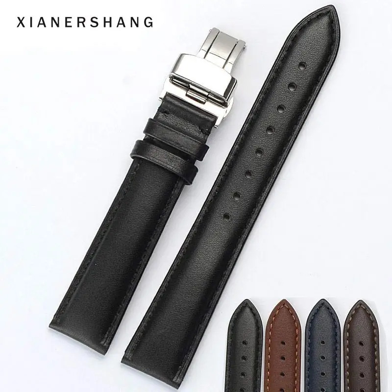 Universal Watch Band Handmade Cowhide Watchbands 18MM 19MM 20MM 21MM 22MM 23MM 24MM Butterfly Buckle Strap Genuine Leather Belt
Universal Watch Band Handmade Cowhide Watchbands 18MM 19MM 20MM 21MM 22MM 23MM 24MM Butterfly Buckle Strap Genuine Leather Belt