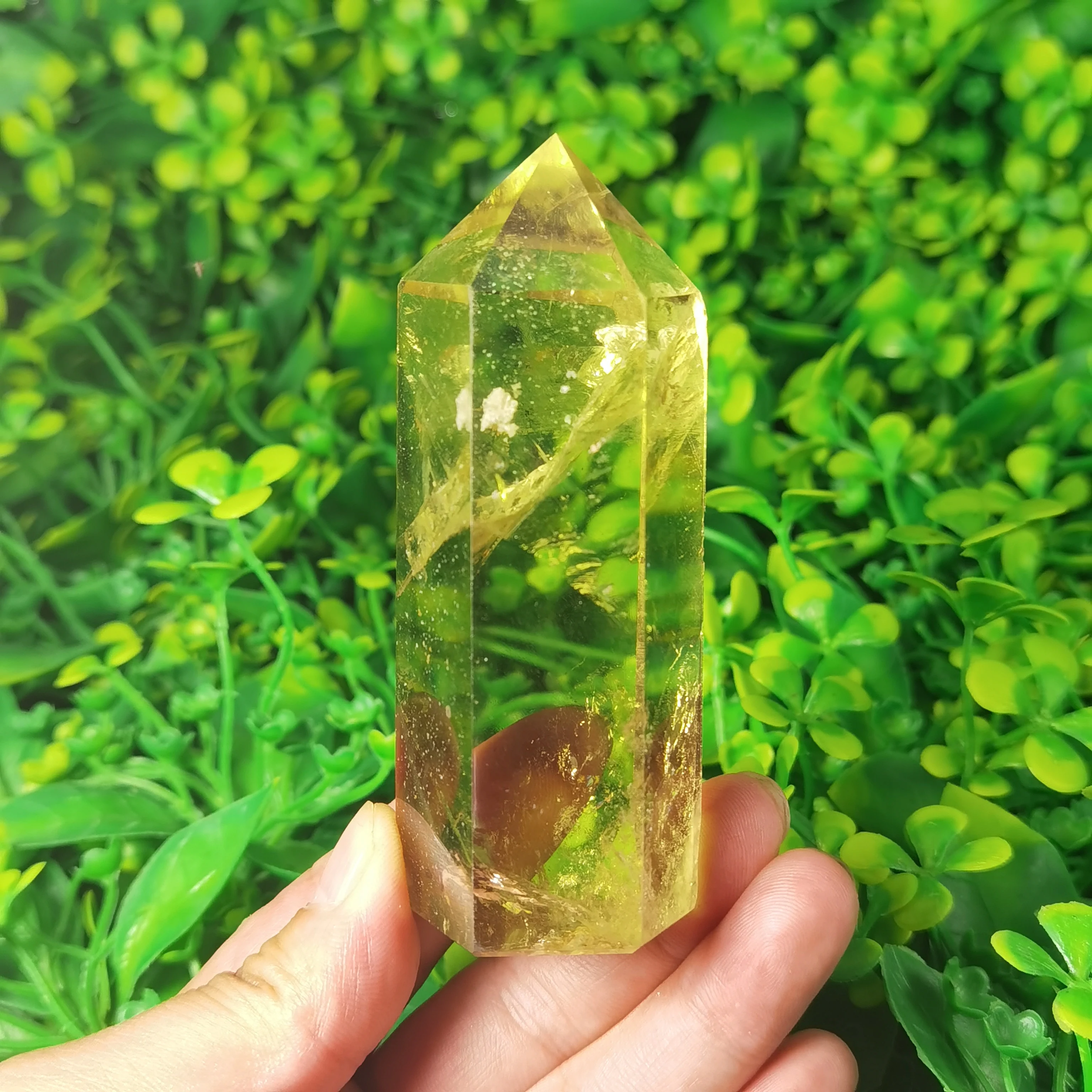 Natural Crystals Yellow crystal point Energy Reiki Specimen Aquarium Home Room Decoration Accessories Gemstone
Natural Crystals Yellow crystal point Energy Reiki Specimen Aquarium Home Room Decoration Accessories Gemstone
