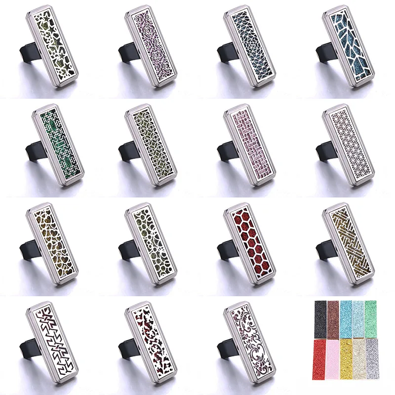 Wholesale Rectangle Aromatherapy Car Vent Clip Aroma Stainless Steel Essential Oil Perfume Diffuser Locket Air Freshener
Wholesale Rectangle Aromatherapy Car Vent Clip Aroma Stainless Steel Essential Oil Perfume Diffuser Locket Air Freshener