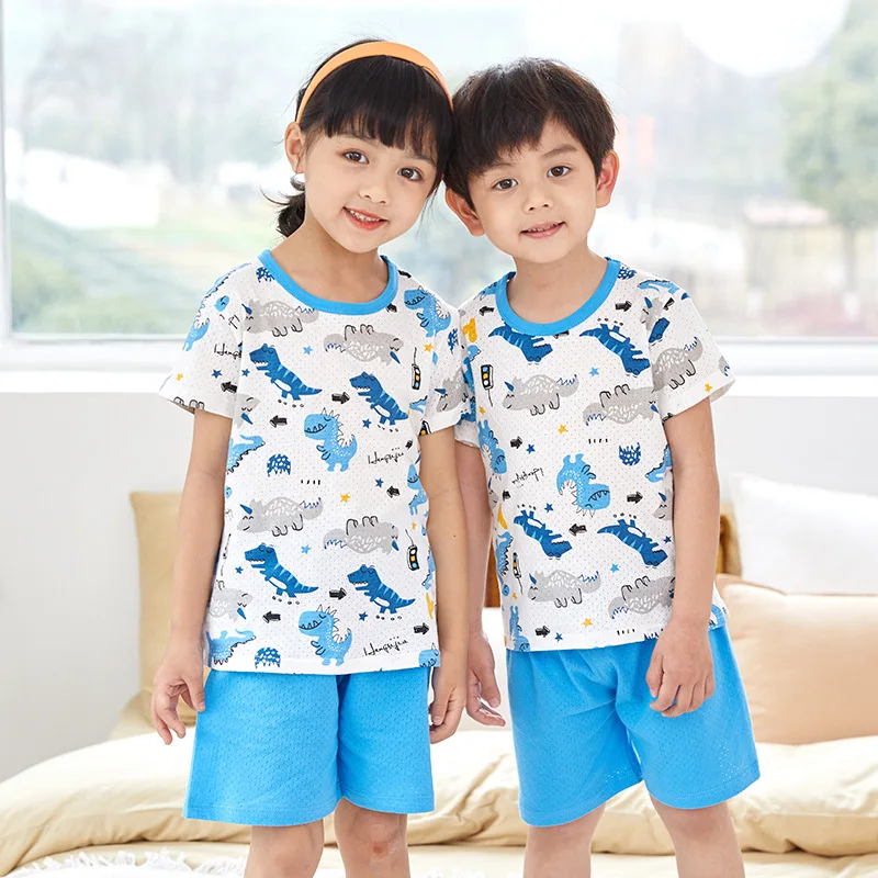 Kids Boys Sleepwear Summer Cotton Pajamas Sets Children Homewear for Boy Pyjamas Kids Nightwear 2-12Y Teenage Pijamas Clothes
Kids Boys Sleepwear Summer Cotton Pajamas Sets Children Homewear for Boy Pyjamas Kids Nightwear 2-12Y Teenage Pijamas Clothes