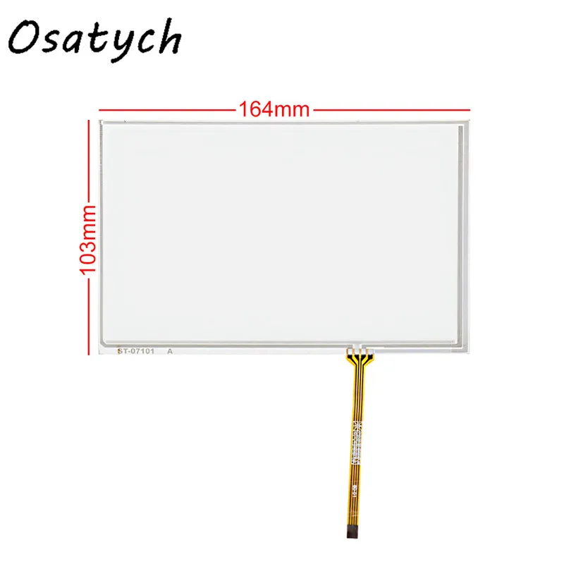 

164*103 мм промышленный Оригинальный 17-дюймовый сенсорный экран для рукописного ввода для AT070TN83 V.1 164*103 мм Высокое качество 7 дюймов